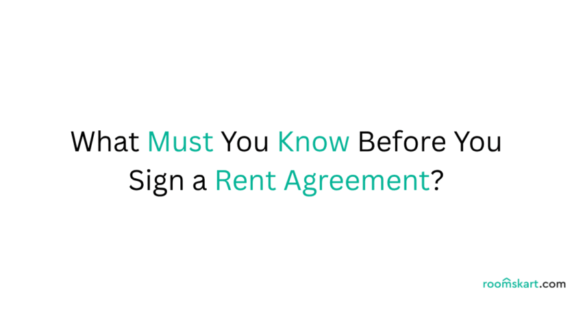 Rent Agreement Checklist What Must You Know Before You Sign a Rent Agreement is a blog post feature image by best property and rental management in Bangalore, Kochi and Kozhikode.