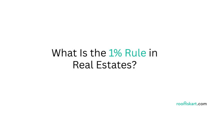 What Is the 1% Rule in Real Estates is a blog post feature image by best property and rental management in Bangalore, Kochi, Trivandrum and Kozhikode.